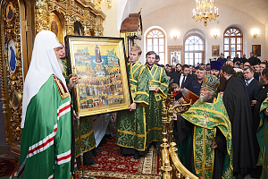 Слово Святейшего Патриарха Кирилла в день памяти преподобного Амвросия Оптинского во Введенском соборе Оптиной пустыни