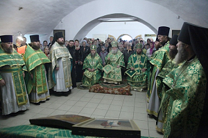 В Преображенском Геннадиевом монастыре Рыбинской епархии отпраздновали  450-летие со дня преставления прп. Геннадия Костромского и Любимоградского 