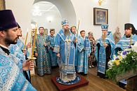 Митрополит Серафим отслужил всенощное бдение в Спасо-Преображенском монастыре Пензы