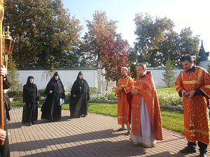 В Борисоглебском Аносином монастыре  молитвенно почтили 1000-летие со дня убиения св. блгв. кн. Глеба