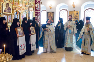 В день правв. Богоотец Иоакима и Анны  в Зачатьевском монастыре состоялся престольный праздник