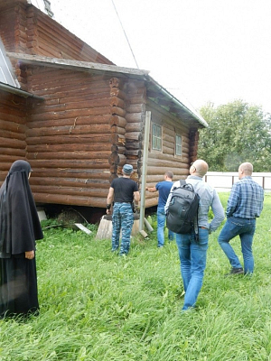 В Андреевском скиту Свято-Никольского Черноостровского монастыря началась реконструкция храма-памятника 