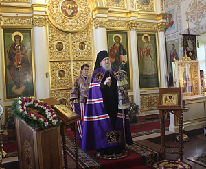  В Кресто-Воздвиженском Иерусалимском монастыре  состоялся престольный праздник