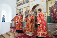 В Неделю 6-ю по Пасхе митрополит Пензенский Серафим отслужил Литургию в Спасо-Преображенском монастыре