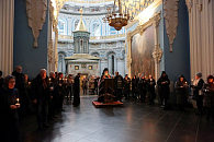 В четверг первой седмицы Великого поста епископ Серпуховской Роман совершил повечерие с чтением Великого канона прп. Андрея Критского в Воскресенском Ново-Иерусалимском монастыре