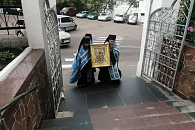 Из Юровичского монастыря в Мозырь принесена святыня Полесского края – икона Божией Матери, именуемая «Юровичская-Милосердная»