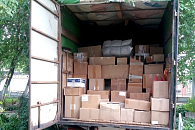 Пермский Успенский монастырь передал 3 тонны гуманитарной помощи беженцам и пострадавшим мирным жителям