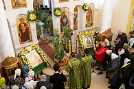 В день памяти преподобного Елисея Лавришевского Патриарший экзарх всея Беларуси возглавил Литургию в Елисеевском Лавришевском монастыре