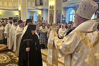 Глава Пермской митрополии возвел в сан игумении настоятельницу Пермского Успенского монастыря монахиню Марию (Яковлеву) 