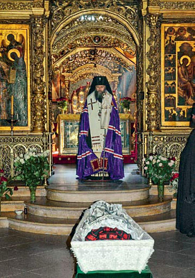 Прощальное слово лаврского наместника архиепископа Феогноста