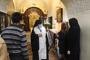 В Марфо-Мариинской обители состоялся молебен в честь 125-летия со дня присоединения к Православной Церкви Вел. кн. Елисаветы Феодоровны