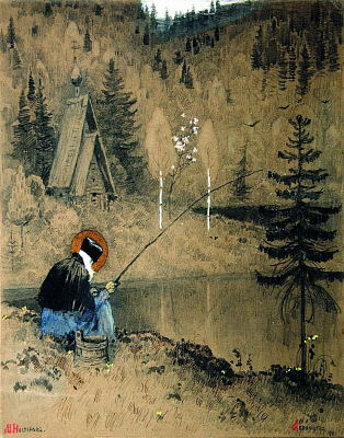 М.В. Нестеров. Святой Пафнутий Боровский. 1890