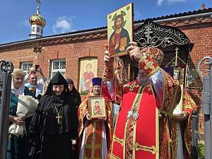 В Пантелеимоновском женском монастыре Браслава епископ Полоцкий Игнатий возглавил престольный праздник