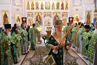 В день памяти преподобных Кирилла и Марии Радонежских председатель Синодального отдела по монастырям и монашеству совершил Литургию в Покровском Хотькове ставропигиальном монастыре
