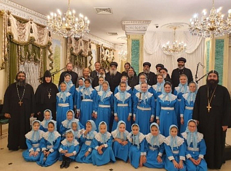 Делегация игуменов и насельников монастырей Египта, 2023 год