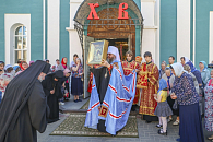 В Вознесенском женском монастыре Тамбова состоялась торжественная встреча чудотворной Вышенской иконы Божией Матери