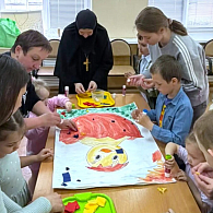 Настоятельница Александро-Невского монастыря Сергиево-Посадской епархии посетила детей-инвалидов и детей с ограниченными возможностями здоровья