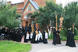В Казанской Амвросиевской пустыни Шамордино состоялся престольный праздник