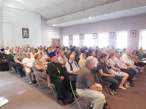 В Андреевском монастыре состоялась встреча духовенства Юго-Западного викариатства с префектом ЮЗАО г. Москвы