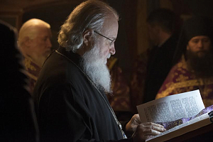 В канун субботы 1-й седмицы Великого поста Святейший Патриарх Кирилл совершил утреню в Новоспасском ставропигиальном монастыре