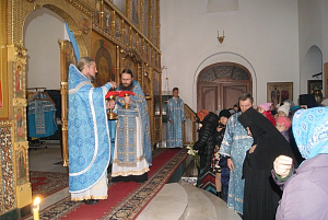 В монастыре в честь Иконы Божией Матери «Всецарица» г. Краснодара отпраздновали день Введения во храм Пресвятой Богородицы