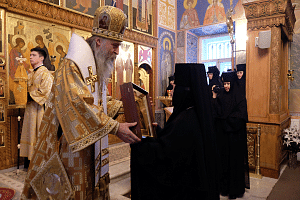 В Покровском Хотькове монастыре отметили день игуменства настоятельницы обители