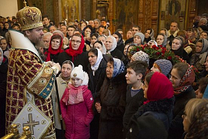 В Сретенском монастыре молитвенно почтили день памяти свщмч. Илариона (Троицкого)