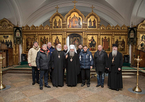 Митрополит Варсонофий посетил строящийся Андреевский скит и Валаамский монастырь