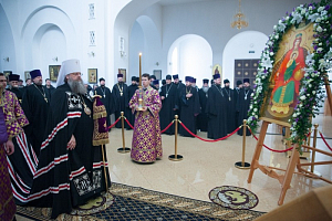 Митрополит Меркурий возглавил в Свято-Иверском монастыре г. Ростова-на-Дону общее говение духовенства Ростовской-на-Дону епархии