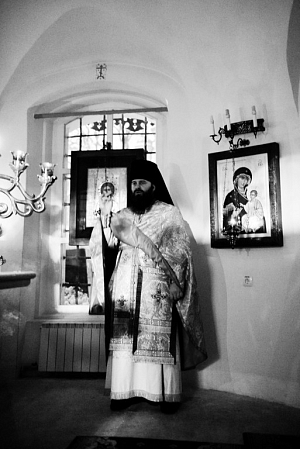 Патриаршее поздравление получил наместник Донского монастыря игумен Парамон (Голубка) в день своего тезоименитства