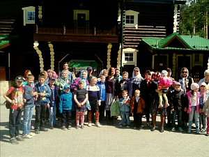 Монастырь на Ганиной Яме посетили дети с ограниченными возможностями из г. Сысерти 