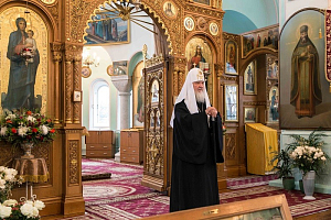 Святейший Патриарх Кирилл посетил Иоанновский монастырь г. Санкт-Петербурга