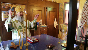 Наместник Свято-Успенской Киево-Печерской Лавры митрополит Вышгородский и Чернобыльский Павел совершил Литургию на горе Фавор