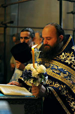 Донской монастырь поздравил Наместника обители  с Днем тезоименитства