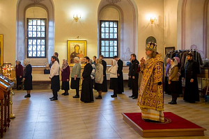 Митрополит Марк отслужил Литургию в Спасо-Преображенском монастыре г. Рязани
