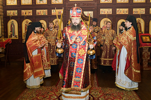 Митрополит Серафим отслужил Литургию в Тихвинском скиту Пензенской митрополии