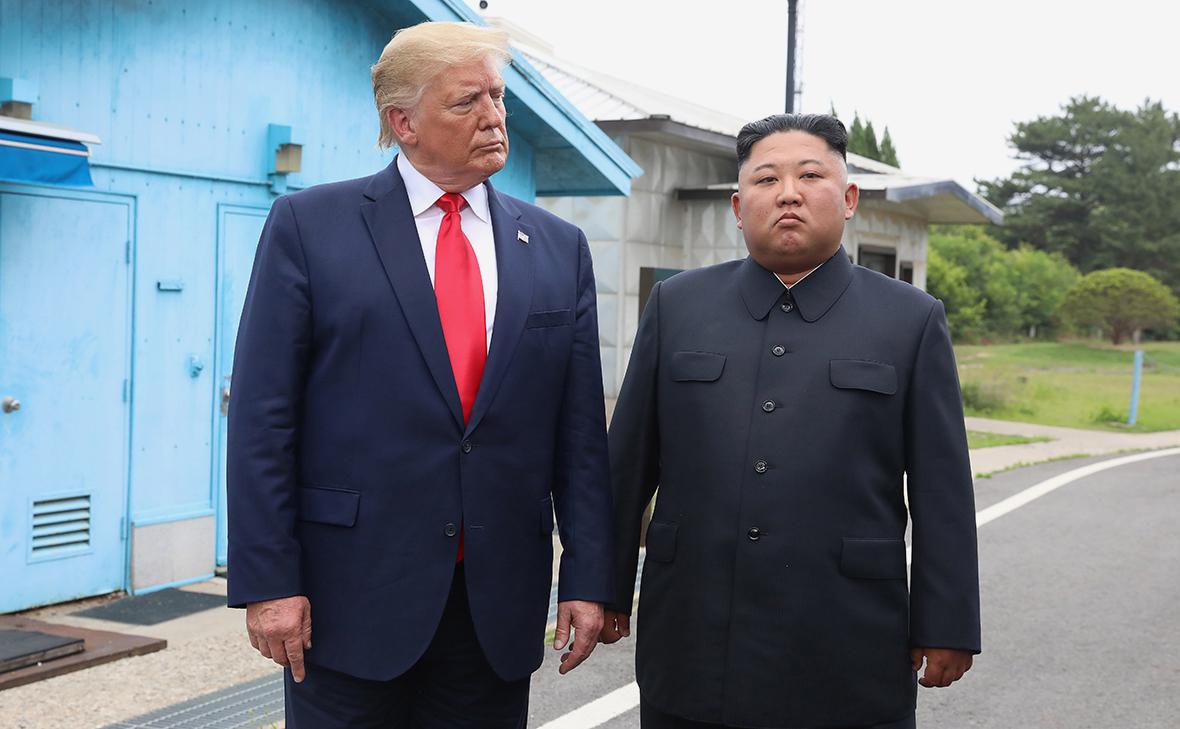 Дональд Трамп и Ким Чен Ын (Dong-A Ilbo / Getty Images)