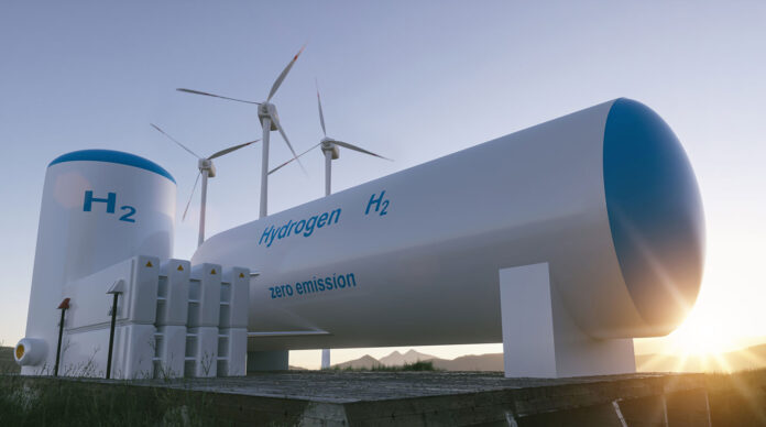 Hydrogen renewable energy production - hydrogen gas for clean el