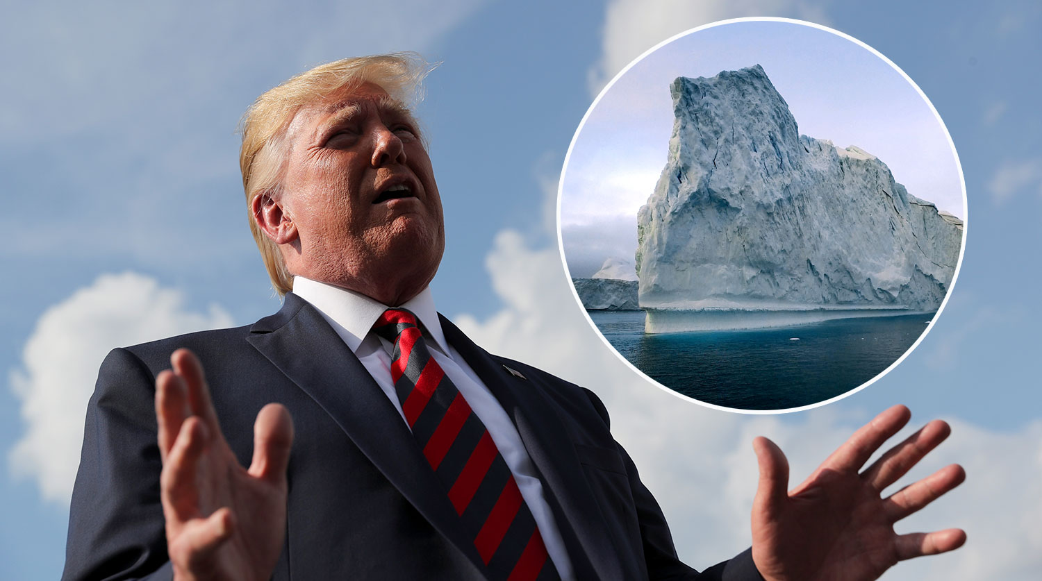 Гренландия отстаивает свою независимость и суверенитет US President Donald Trump speaks to reporters before boarding Air Force One to return to Washington from Morristown Municipal Airport in Morristown New Jersey