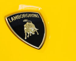 BerlinGermany-April152018LamborghiniCompanyLogoOn