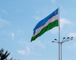 МЧС Узбекистана оперативно отреагировало на инцидент в мечети Избосканского района FlagOfUzbekistanInFrontOfBlueSky