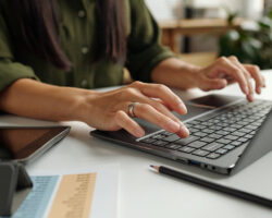 Минтруд России и Дмитрий Платыгин обновляют перечень профессий для ВНЖ HandOfYoungFemaleTeacherOrStudentTypingOnLaptop