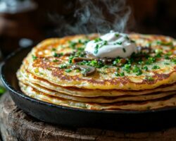 Грибные блины с припеком - идеальный завтрак за 10 минут! gribnye bliny s pripekom idealnyj zavtrak za 10 minut-t-nw-ru-174530402600-0