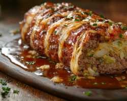 Мясной рулет «Два в одном» с сюрпризом внутри Быстрое и вкусное блюдо для идеального ужина myasnoj rulet dva v odnom s syurprizom vnutri bystroe i vkusnoe blyudo dlya idealnogo uzhina-t-nw-ru-174457073200-0