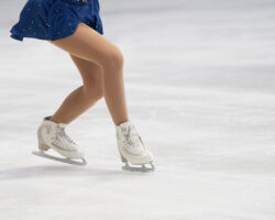 Софья Муравьева о новом этапе - оптимизм и благодарность академии Плющенко IceSkatingShoesWhiteColorOnFreezeIceSkateField
