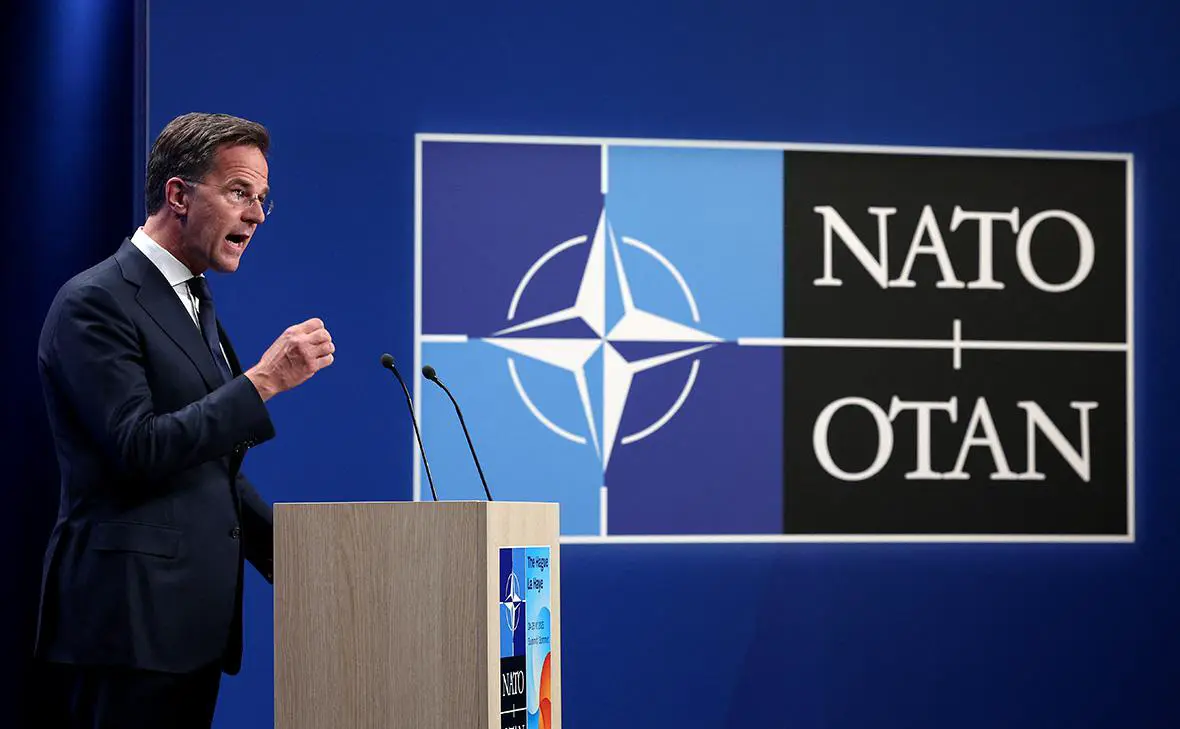 Марк Рютте проводит пресс-конференцию в преддверии саммита НАТО в Гааге, Нидерланды, 23 июня 2025 года (Yves Herman / Reuters)