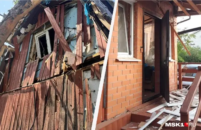 Рассказываем, что творится в подмосковном поселке, где обломки БПЛА ранили пожилую семейную пару | Источник: Александра Какасьева / MSK1.RU