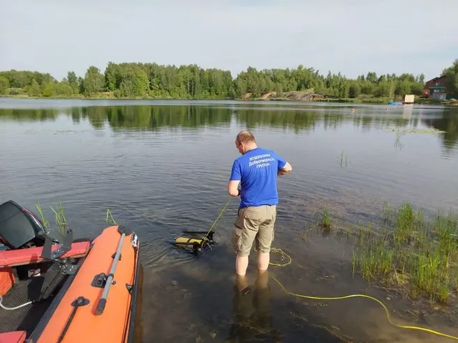 На водоем Сергей с компанией приехал 10 июля | Источник: Водолазная группа «ДобротворецЪ» / Вконтакте