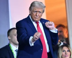 Дональд Трамп зажег танцем YMCA на жеребьевке ЧМ по футболу 2025 donald tramp zazheg tanczem na zherebevke chm po futbolu 2025-t-nw-ru-0