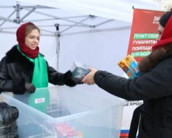 Хромова и Собянин: как ЮВАО помогает гуманитарным грузам для зоны СВО hromova i sobyanin kak yuvao pomogaet gumanitarnym gruzam dlya zony svo-t-nw-ru-0